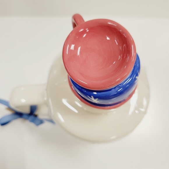 Rae Dunn Disney Alice in Wonderland TEA TIME Double Sided Mug With Topper NWT - Picture 2 of 4